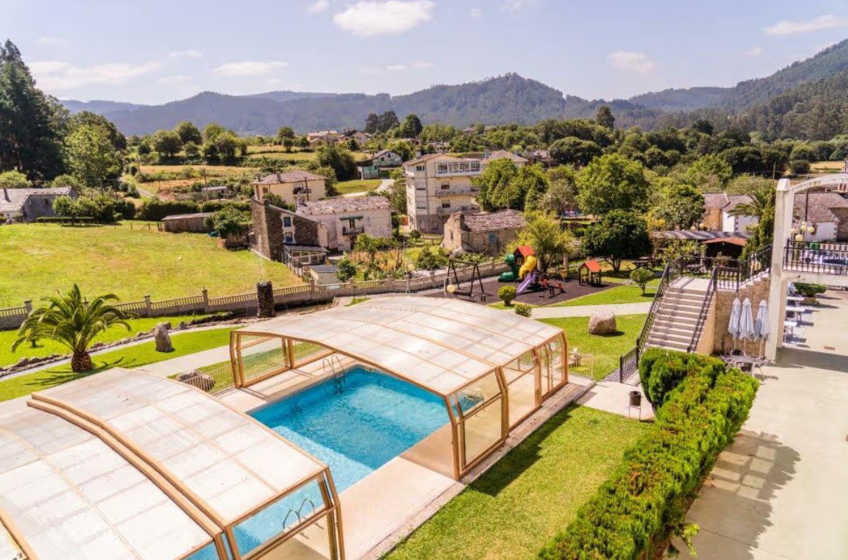 Pool and gardens
